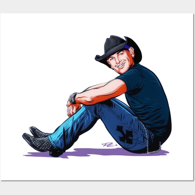 Keith Anderson - An illustration by Paul Cemmick Wall Art by PLAYDIGITAL2020